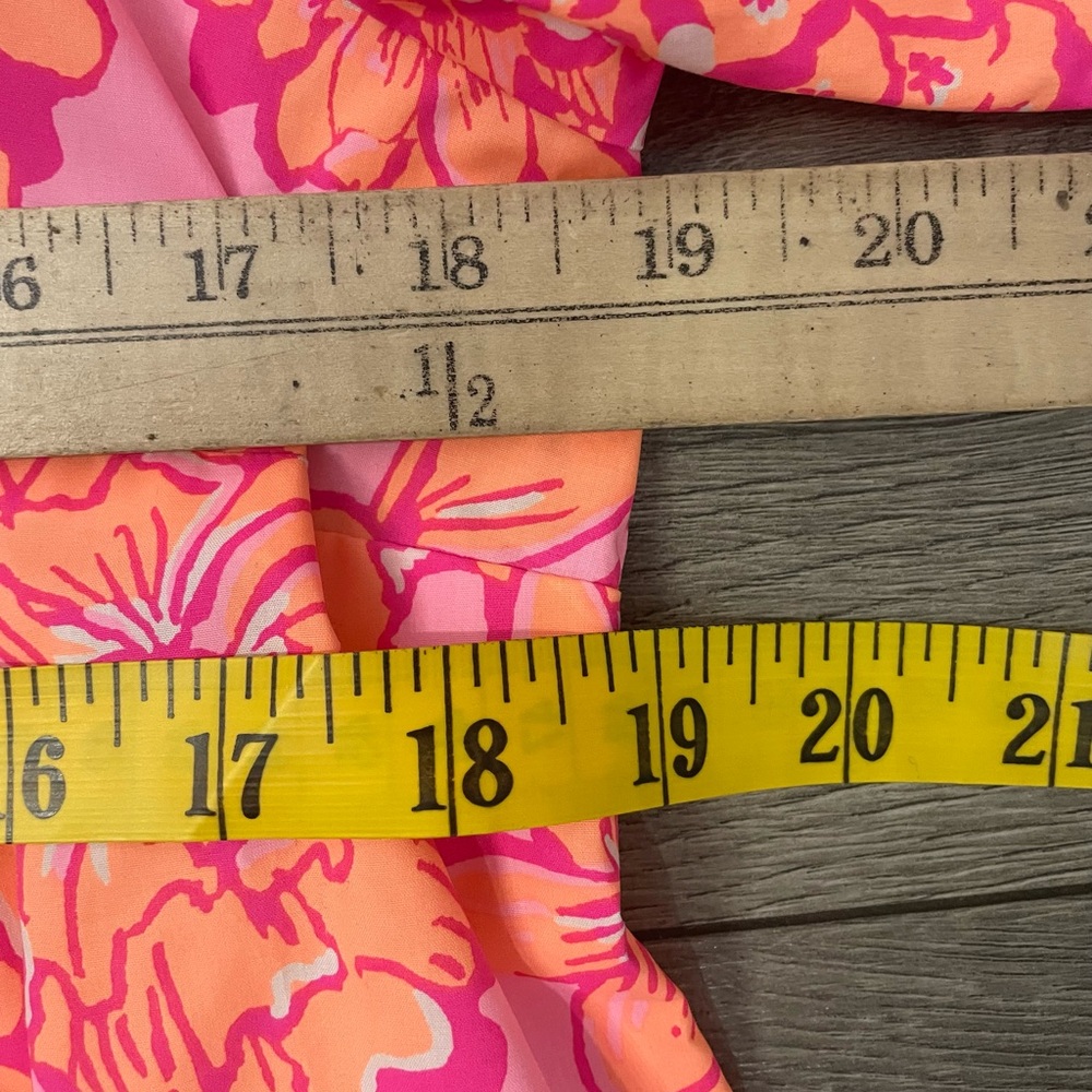 NWT Lilly Pulitzer Pink Barbara 3/4 Sleeve Top in Mandivilla Baby Size Large - Picture 8 of 12